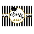 thumbnail image 1 of Labymos 2.1x1.5m / 7x5ft Vinyl Class Graduation Prom Photography Backdrop Background Black and Gold Bachelor Balloon for Picture Photo Photobooth Decoration, 1 of 6