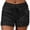 a-49Black15, variant on FINALGANG Womens Solid Color Knit Loungewear Shorts With Drawstring Elastic Waist Side Pockets For Casual Daily Wear Red XXL