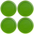 thumbnail image 1 of Tapa de contenedor MRX Solutions redonda de plástico de 7.5 pulgadas, paquete de 4 unidades, verde, 1 of 6