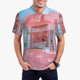 thumbnail image 1 of Fotbe Pastel Pink Beach Cafe Camiseta Polo de Golf para Hombre con Estampado – Camisa Deportiva Transpirable con Cuello Abotonado-3X-Large, 1 of 6