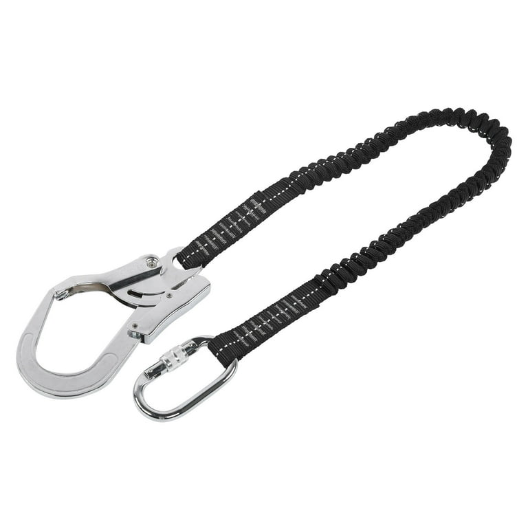 Eatbuy Anti?falling Safety Rope, Thicken Climbing Harness, Single Steel  Large Hook Wireman Safety Belt for Working Aloft Climbing 