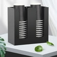 thumbnail image 2 of mmirethe Practical Cup Organiser Durable ABS Holder For Coffee And Cups black 1Set, 2 of 6
