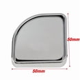 thumbnail image 3 of Par de espejo retrovisor convexo ajustable para coche, espejo de punto ciego de Sector gran angular, 3 of 3