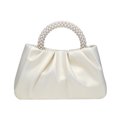thumbnail image 2 of Bolso de hombro para mujer, francés, plisado, de alta calidad, con sensación de perla, pequeño, suave, con forma de nube, bolsos de mano para mujer, moda Y2k, 2 of 4