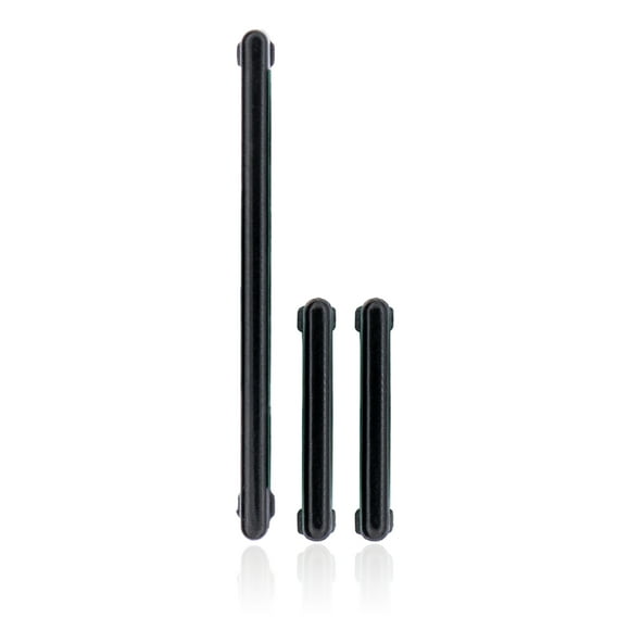 Replacement Hard Buttons (Power / Volume / Switch) Compatible For Samsung Galaxy S8 / S8 Plus (Black)