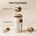 thumbnail image 4 of Smart Travel Mug with Temperature Display (450ml) - Vacuum Insulated Stainless Steel Water Bottle for Coffee/Tea, 4 of 6