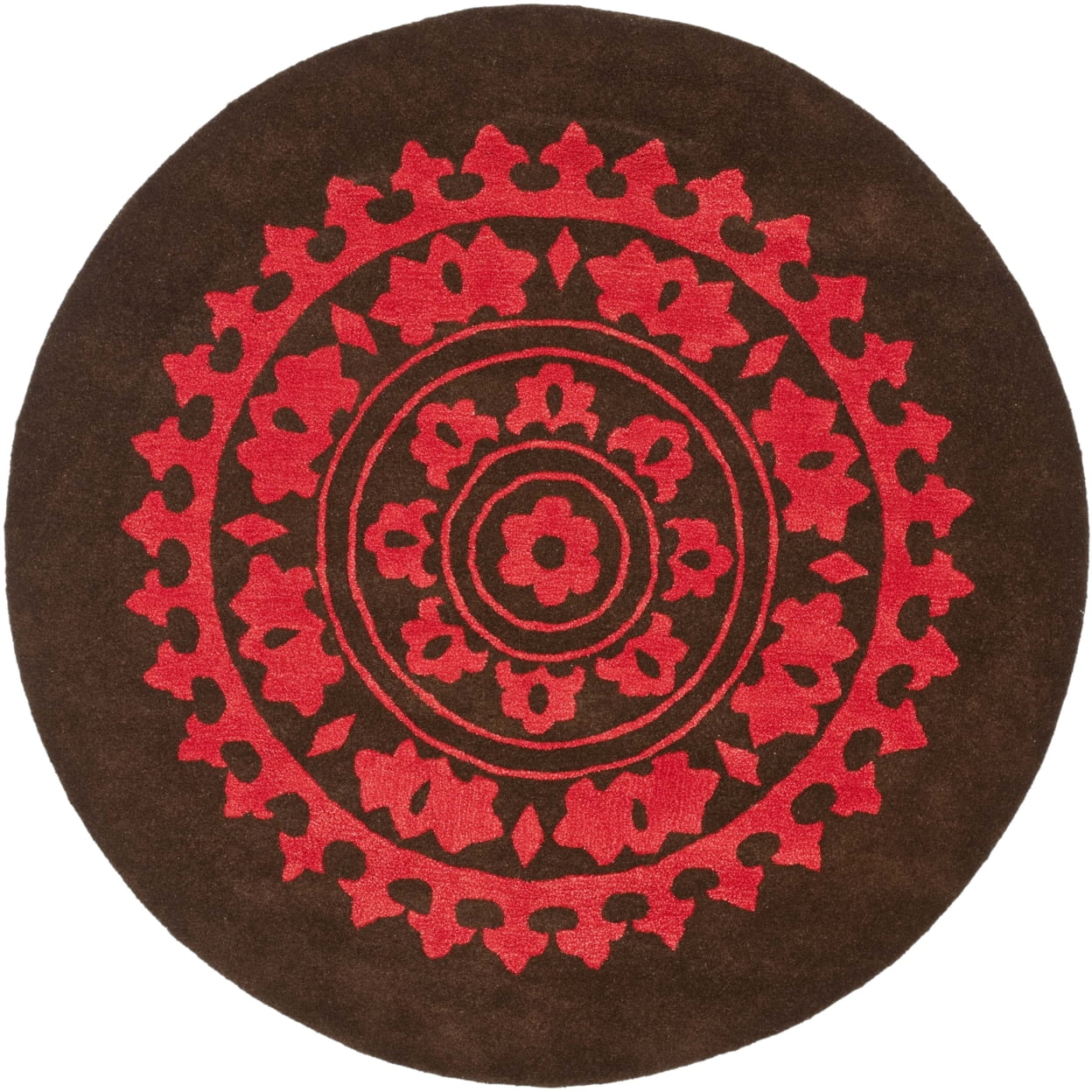 SAFAVIEH Soho SOH732A Handmade Brown / Multi Rug