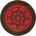 thumbnail image 6 of SAFAVIEH Soho SOH732A Handmade Brown / Multi Rug, 6 of 9