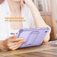 thumbnail image 2 of Fintie Case for for Alcatel Joy Tab 2 Tablet 8-inch 2020 Release (Model: 9032Z) - [Built-in Kickstand] Anti Slip Kids Friendly Shockproof Silicone Protective Cover,Lilac Purple, 2 of 8