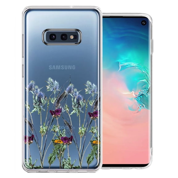 MUNDAZE For Samsung Galaxy 10e Country Dried Flowers Design Double Layer Phone Case Cover