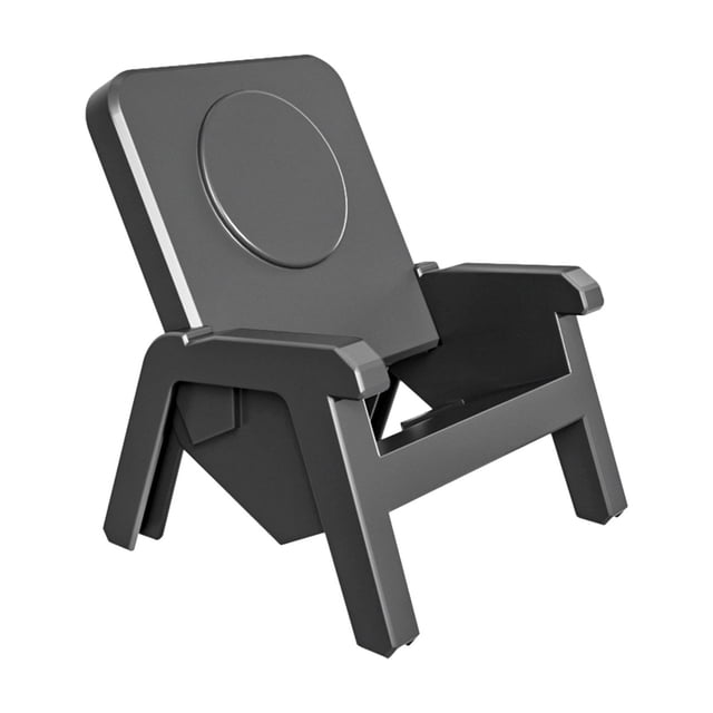 15W Wireless Fast Charging Phone Bracket. Detachable Small Chair Wireless Charger Desktop Phone With Musical Speaker Function. IOS And Android Universal