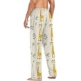 thumbnail image 6 of Top-kevin Cartoon Giraffes Mens Pajama Pants with Drawstring Pockets Lounge Pants Casual Pajama Bottoms Men Sleep PJ Pants, 6 of 7