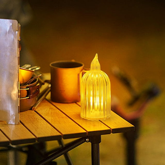 Xihbxyly Lámpara de Vela Navideña Redonda con Forma de Caramelo, Decoración Romántica para Dormitorio, Suave Brillo para Un Ambiente Acogedor, Funciona a Pilas para Mayor Comodidad, Ideal para Propue