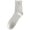 White, variant on Women's Mid Calf Socks With Scalloped Edges For Autumn Warmth Cozy Pile Lined Breathable Boot Stockings, Khaki