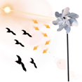 thumbnail image 4 of Molino de viento repelente de pájaros, adorno decorativo ligero para el hogar o el jardín. 7 hojas, 4 of 7