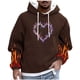 thumbnail image 2 of Sudadera con capucha para hombre, informal, a la moda, con estampado, con cordón, de manga larga, de poliéster, 2 of 5