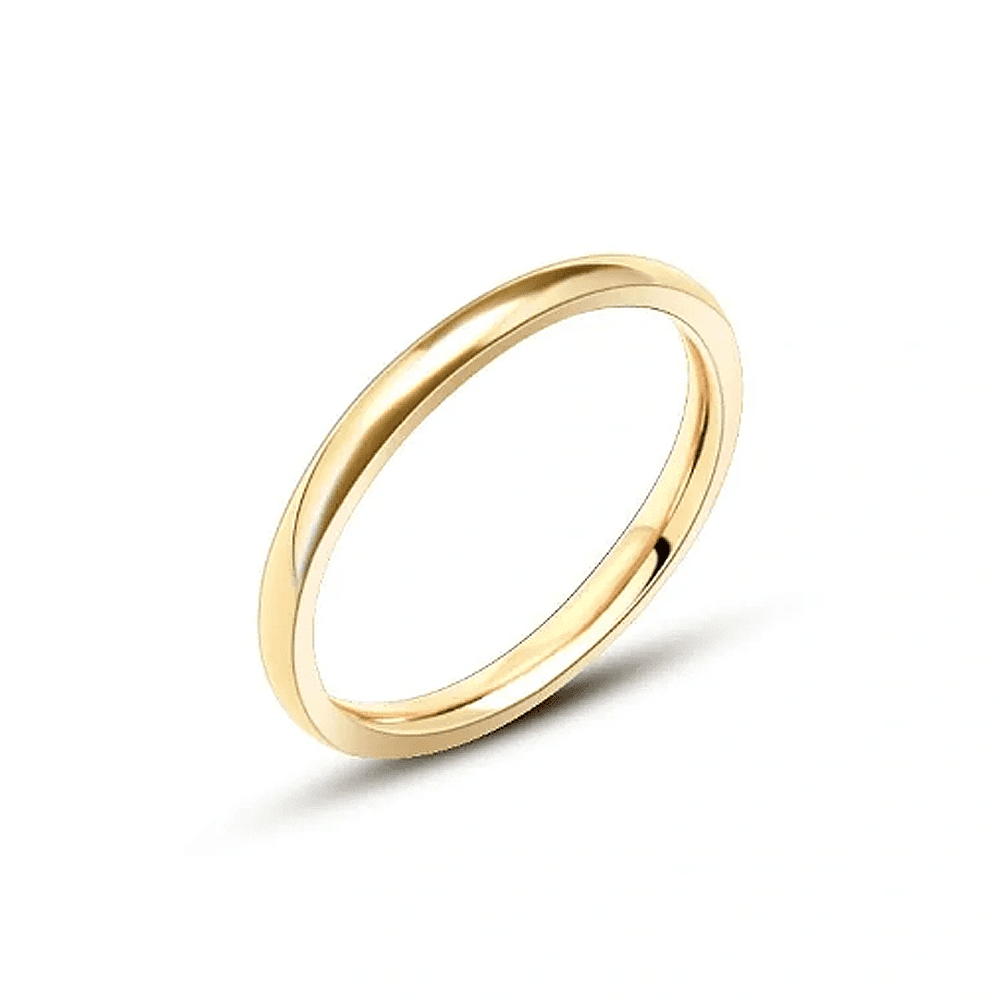 Madeone 925 Sterling Silver Stackable Rings – 14K Gold Plated, Thin Minimalist Bands, Sizes 2–11 - View #12