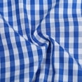thumbnail image 4 of Shininglove Men's Oktoberfest Costumes Long Sleeve Shirt Fashion Plaid Front Pocket Classical Shirt Tops Color, S, Blue, 4 of 6