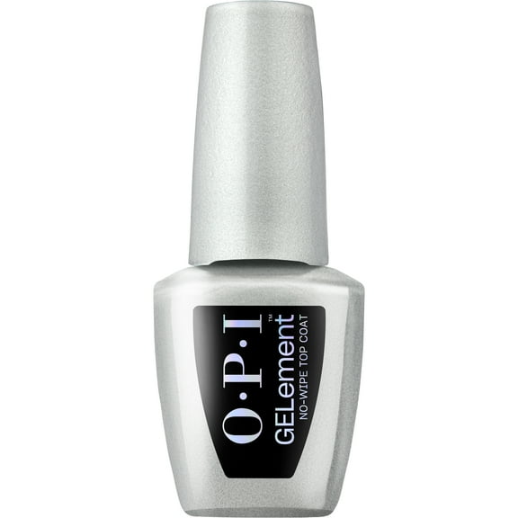 OPI GELement Collection, No Wipe Top Coat, 9 mL, 0.3 Fl. Oz.