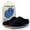 Black, variant on Cozy Unisex Indoor Wool Slippers, Black, 6.5W/ 5.5M