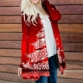 thumbnail image 6 of Uhndy Winter Jackets Coats for Women, Women Autumn And Winter Loose Long-sleeved Cardigan Christmas Print Coat Christmas Gifts for Women, 6 of 6