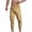 Khaki, variant on Cotton Cargo Joggers Men Elastic Waist with Belt Loops Workout Pants Casual Outdoors Khaki L