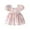 Pink, variant on THDHVS Girls Casual Dresses,Summer Dresses for Girls,Toddler Kids Baby Girls Fashion Cute Short Sleeve Sweet Flower Print Dress
