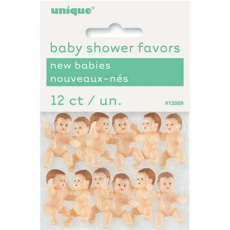 Mini Plastic Babies Baby Shower Favor Charms 1 In 12ct Walmart