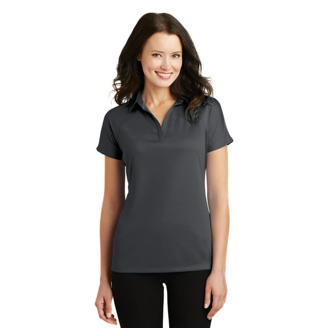 Port Authority® Ladies Crossover Raglan Polo. L575 Autoridad Portuaria L575