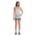 thumbnail image 2 of Time and Tru Maternity Essentials Non Shirred Tank, Sizes S-XXL, 2 of 6
