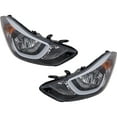 thumbnail image 4 of For 14-16 Elantra Halogen Headlight Headlamp w/Bulb w/o LED Position SET PAIR, 4 of 5