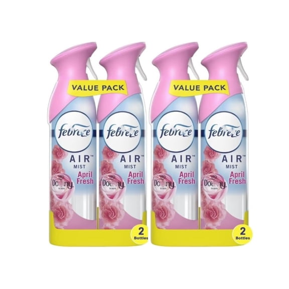 Febre ze Air Freshener Spray, Odor-Fighting Room Spray, Dowwnny April Fresh, 8.8oz (8.8 oz (Pack of 4))