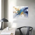thumbnail image 3 of JEUXUS Abstract Wall Art For Living Room Large Size Framed Navy Blue Canvas Wall Art Abstract Wall Decor Abstract Art Paintings Fantasy Colorful on White Background Modern Artwork Decor, 3 of 4
