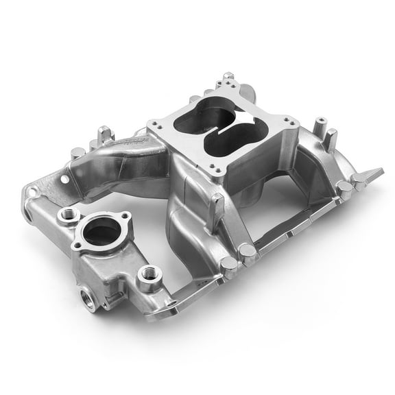 Speedmaster 1-147-074 Pontiac 326 350 389 400 428 455 MidRise Air Aluminum Intake Manifold [Polished]