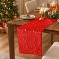 thumbnail image 4 of Qwtwty Christmas Decorative Table Runner Winter Xmas Table Decorations for Farmhouse Kitchen Dinning Home Party Favors Supplies, 4 of 6