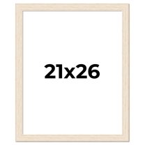 21x26 Frame White Real Wood Picture Frame Width 1.5 inches | Interior Frame Depth 0.5 inches | Barn