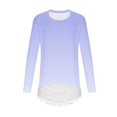 thumbnail image 4 of zbxnLI 4-15 Years Girls Cute Blouse Long Sleeve T-Shirt Crew Neck Casual Loose Shirts Little and Big Girls, 4 of 6