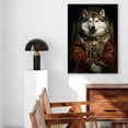 thumbnail image 3 of Siberian Husky Pets Portrait Painting of Dog Renaissance Style on Canvas Royal Pet Portrait from Photo, Wall Art Print for Home Decor, Modern Wall Decoration, 3 of 5