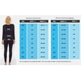 thumbnail image 5 of Bodtek Womens Crew Neck Long Johns Base Layer Set (Navy Large), 5 of 5