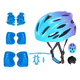 thumbnail image 1 of Casco Protección Niños Rodilleras Muñequeras Coderas Kit Xtellar azul, 1 of 4
