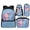 Blue and Pink Axolotl, variant on Yspwyqan Backpack Set for Primary, Lightning Storm Shark Boys Backpack and Lunchbox Set with Pencil Case, Lightweight Double Zip Adjustable Straps Bags for Middle School