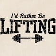 thumbnail image 2 of CafePress - I'd Rather Be Lifting Weights Tote Bag - Unisex Canvas Tote Bag, Beige, 1-Piece, 2 of 7