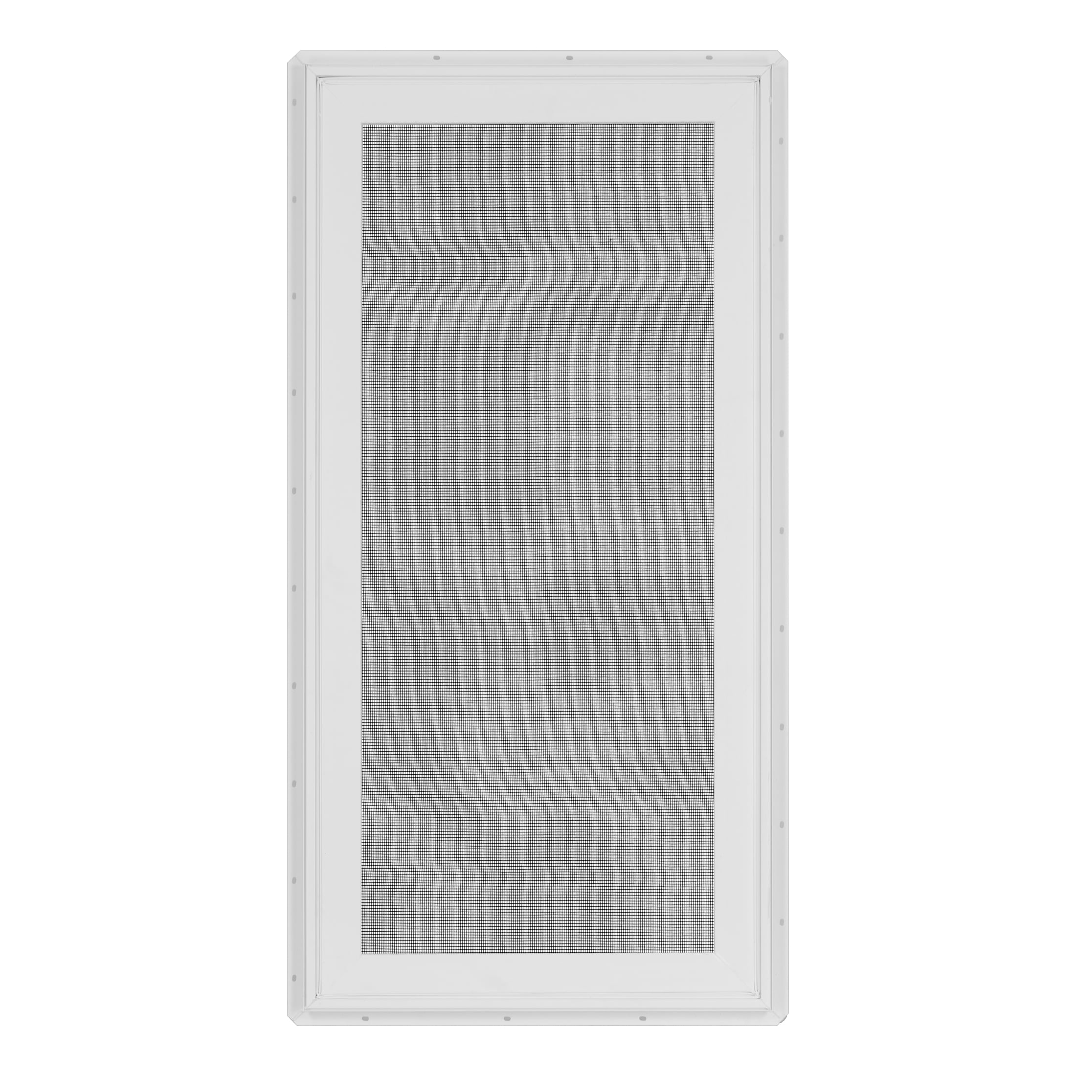 24 in. x 48 in. White Vinyl Double-Pane Insulated Left-Hand Casement Window with Screen