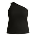 thumbnail image 5 of Terra & Sky Women’s Plus Size One-Shoulder Top, 5 of 5