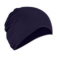 thumbnail image 2 of Summer Lightweight Cotton , Breathable Thin Sleep Hats, Skull Caps for Running Cycling Hiking Fishing Navy, 2 of 4