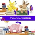 thumbnail image 4 of MEGA Pokemon Building Toy Kit, Forest Pokemon Center (648 Pieces) with 4 Action Figures, 4 of 7