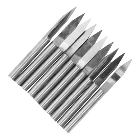

EBTOOLS Engraving Bits Sturdy Durable Premium Tungsten Steel V Point Router Bit For Wood For Plastic For Acrylic