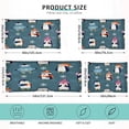 thumbnail image 2 of Coolnut Christmas Penguins Pattern Pillowcase, Super Soft Pillow Shams Covers, Plush Cozy Pillow Cases with Zipper, 21" X 54"（485） Home Decor Gifts, 2 of 6