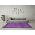 thumbnail image 3 of Ahgly Company Indoor Rectangle Abstract Purple Modern Area Rugs, 2' x 3', 3 of 4