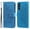 Blue, variant on For Samsung Galaxy S26 Edge 5G 6.7" Seven Petal Flower Embossed Strong Magnetic Attachment/Closure, Card Slots/Pocket, PU Leather Flip Wallet Case With Hanging Rope,Blue,For Galaxy S26 Edge 5G